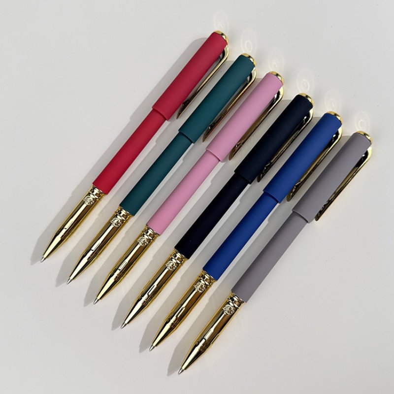 Ручка пластиковая шариковая "Parliament", 0,7 мм, синие чернила, зеленый/золотистый