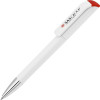 Ручка шариковая UMA «EFFECT SI», белый/красный