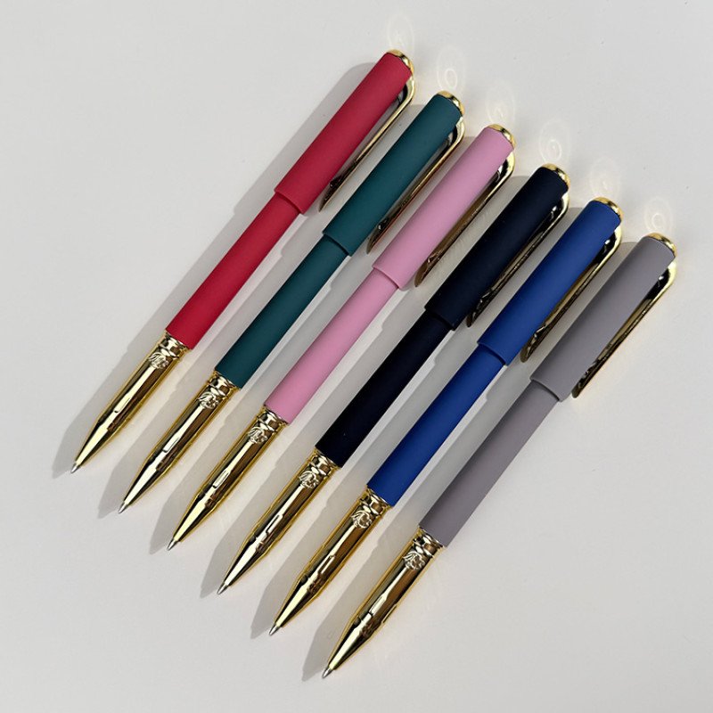 Ручка пластиковая шариковая "Parliament", 0,7 мм, синие чернила, черный/золотистый