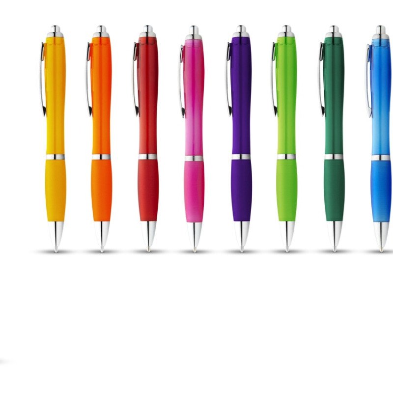 Ручка пластиковая шариковая "Nash", ярко-синий, синие чернила