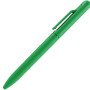 Ручка пластиковая шариковая FAMILY SOFIA, soft touch (Зелёный)
