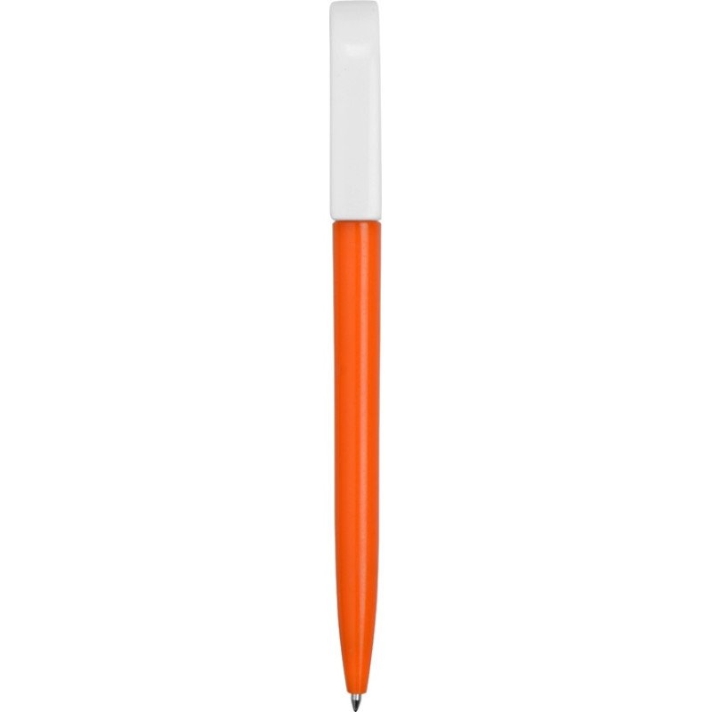 Ручка пластиковая шариковая «Миллениум Color BRL», оранжевый/белый