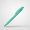Шариковая ручка "Coral Gum " с прорезиненным soft-touch корпусом и клипом., бирюзовый