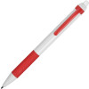 Ручка пластиковая шариковая «Centric», белый/красный