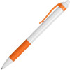 Ручка пластиковая шариковая «Centric», белый/оранжевый