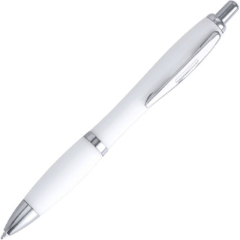 Ручка пластиковая шариковая MERLIN, белый