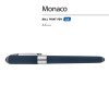 Ручка пластиковая шариковая «Monaco», 0,5мм, синие чернила, темно-синий navy/серебристый