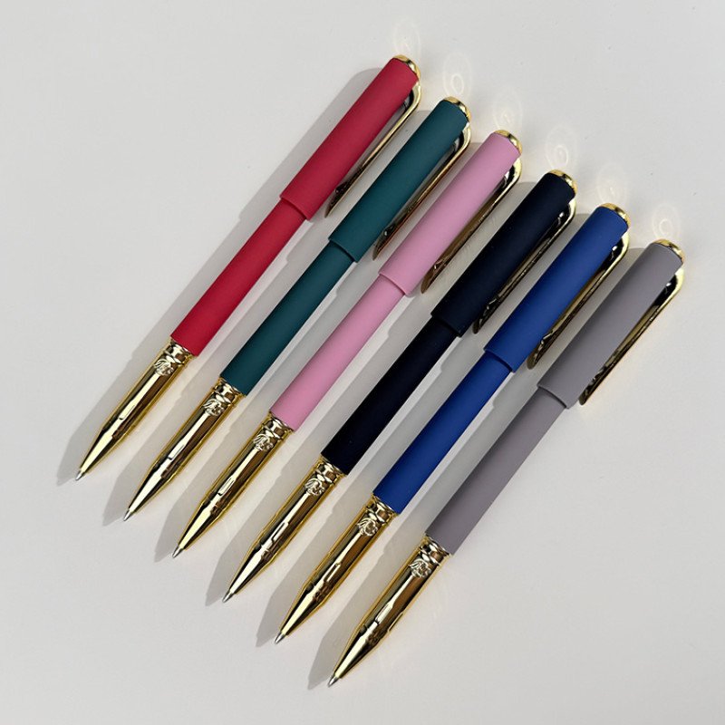 Ручка пластиковая шариковая "Parliament", 0,7 мм, синие чернила, красный/золотистый