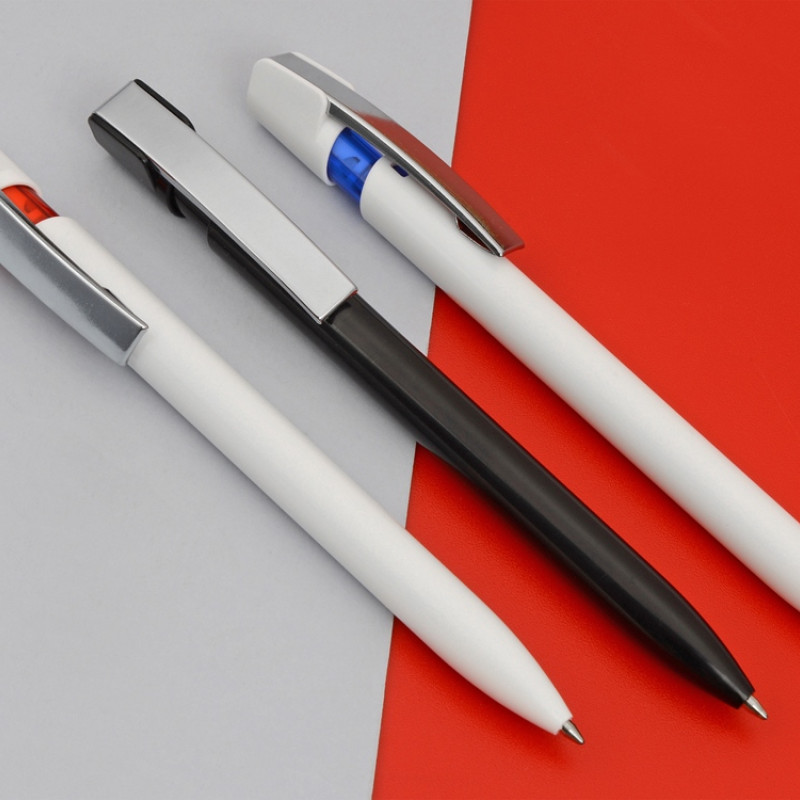 Ручка шариковая UMA «SKY M», белый/синий