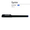Ручка пластиковая гелевая «Egoiste Black» под персонализацию, синие чернила, черная