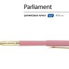 Ручка пластиковая шариковая "Parliament", 0,7 мм, синие чернила, розовый/золотистый