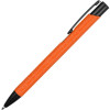 Ручка металлическая шариковая «Crepa», оранжевый/черный
