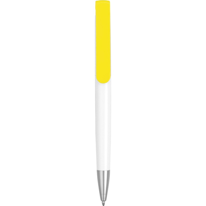Ручка-подставка «Кипер», белый/желтый