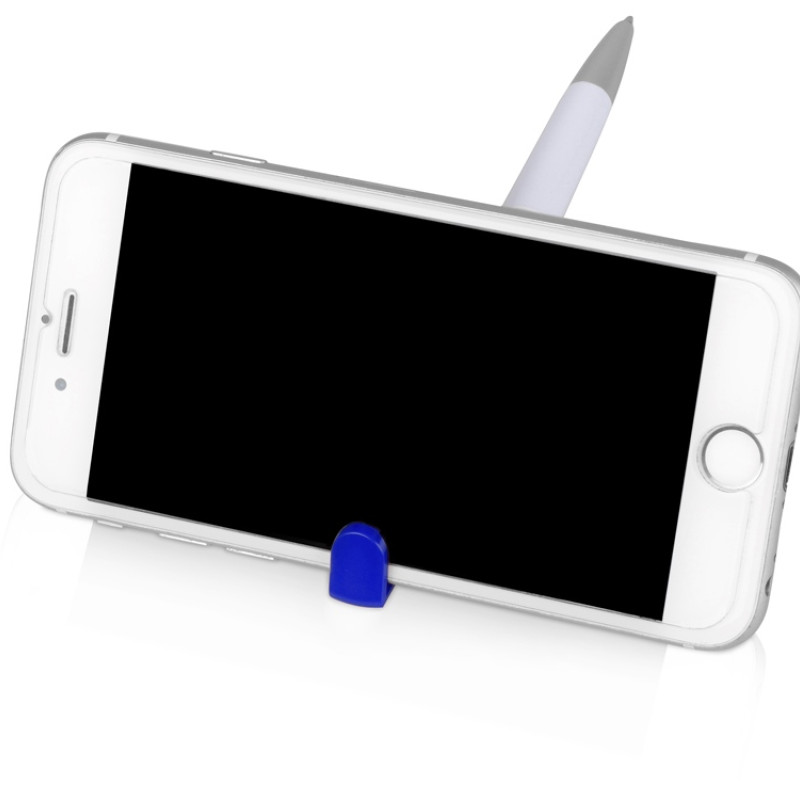 Ручка-подставка «Кипер», белый/синий