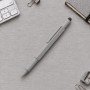 Ручка шариковая металлическая "Tool", серый. Встроенный уровень, мини отвертка, стилус