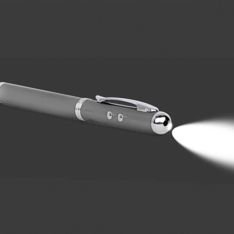 Ручка-стилус "Каспер" 3 в 1, серебристый