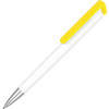 Ручка-подставка «Кипер», белый/желтый