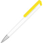 Ручка-подставка «Кипер», белый/желтый