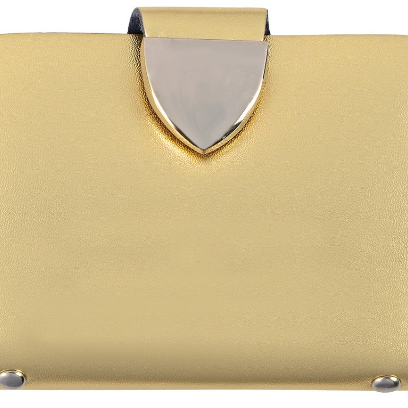 Визитница на 26 визиток, золотистая Визитница на 26 визиток, золотистая