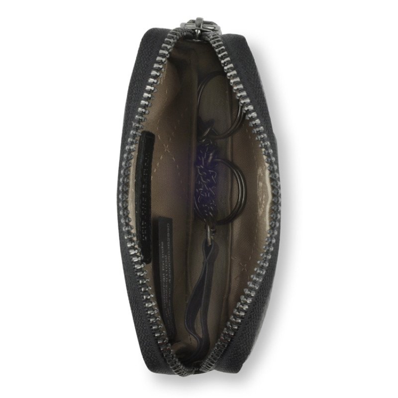 Ключница BUGATTI ЭЛЬЗА | ELSA, с защитой данных RFID, чёрная, воловья кожа/полиэстер, 11х2х7 см