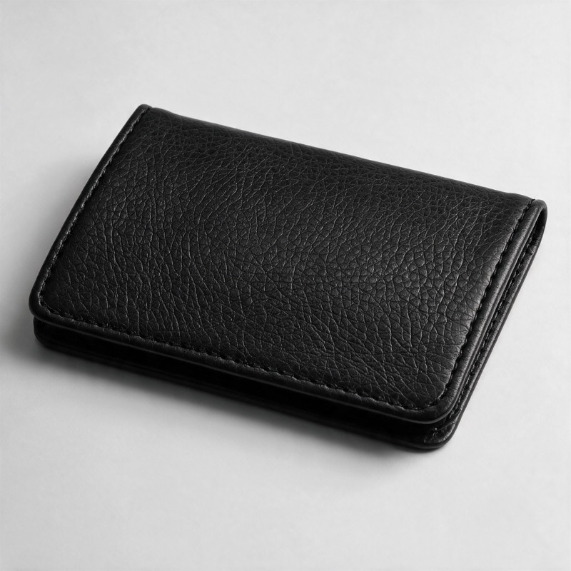 Визитница "Намибия", черный/серебристый Визитница "Намибия", черный/серебристый