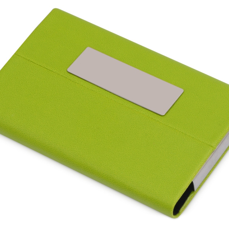 Визитница "Тoledo", зеленое яблоко