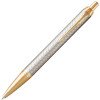 Шариковая ручка Parker IM Premium Warm Silver (grey)  GT, стержень: M, цвет чернил: blue, в подарочной упаковке.