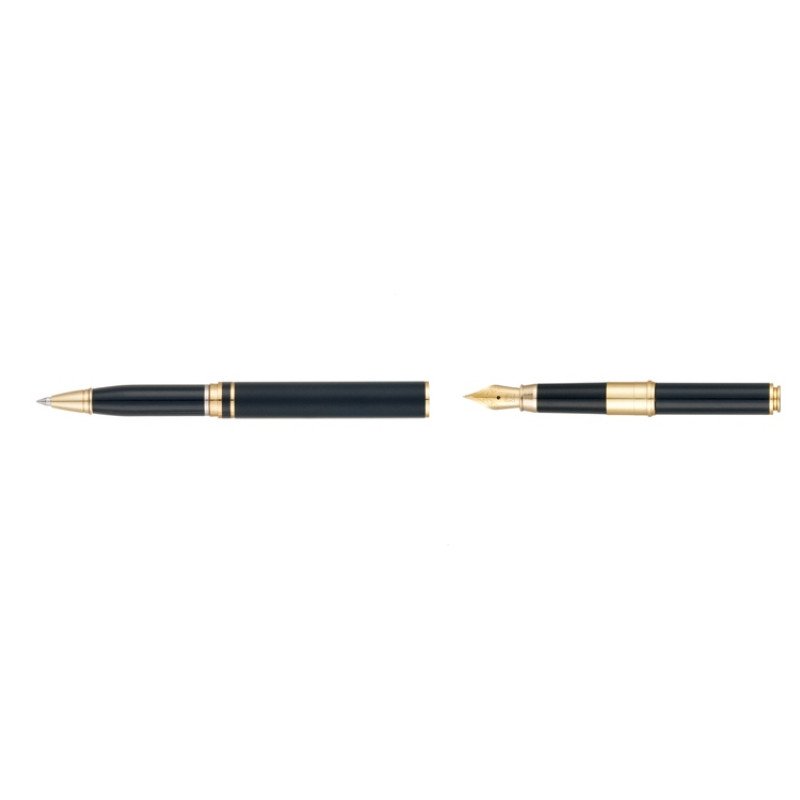 Ручка 2 в 1 шариковая и перьевая Pierre Cardin COMBI PEN, цвет - черный. Упаковка Е