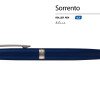 Ручка металлическая роллер  "Sorrento", синий матовый