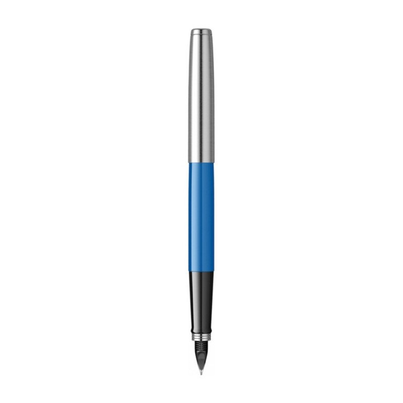 Ручка перьевая Parker Jotter Originals Blue Chrom CT, перо: F, цвет чернил: blue, в подарочной упаковке
