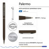 Ручка шариковая автоматическая BrunoVisconti® "PALERMO" цвет корпуса коричневый, soft-touch, 0.7 мм