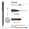 Ручка "Firenze" шариковая автоматическая, вороненая сталь