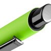 Металлическая шариковая ручка soft touch "Ellipse gum", светло-зеленый