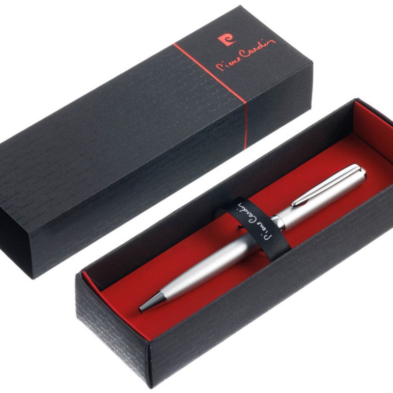 Ручка шариковая Pierre Cardin EASY. Цвет - серебристый. Упаковка Е