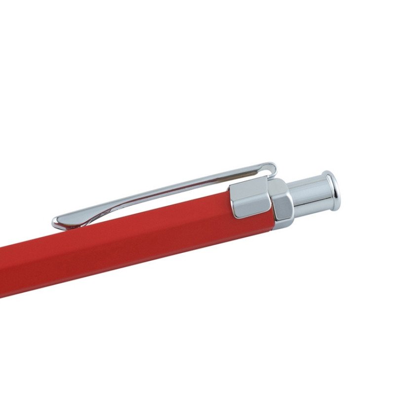 Ручка шариковая Pierre Cardin PRIZMA. Цвет - красный. Упаковка Е