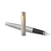 Перьевая ручка Parker Jotter Stainless Steel GT, Mblue