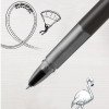 Ручка-роллер Parker Vector XL Black CT, стержень: F, цвет чернил:black, в подарочной упаковке