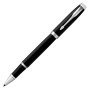 Ручка-роллер Parker IM Mat Black CT,стержень: F, цвет чернил: black, в подарочной упаковке.