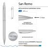 Ручка металлическая шариковая "San Remo", серебристый