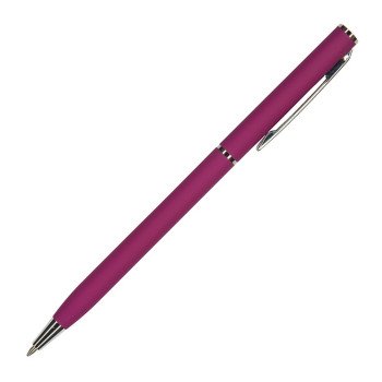 Ручка шариковая автоматическая BrunoVisconti® "PALERMO" цвет корпуса бордовый, soft-touch, 0.7 мм