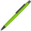 Металлическая шариковая ручка soft touch "Ellipse gum", светло-зеленый
