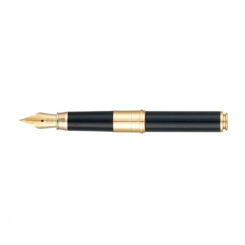 Ручка 2 в 1 шариковая и перьевая Pierre Cardin COMBI PEN, цвет - черный. Упаковка Е