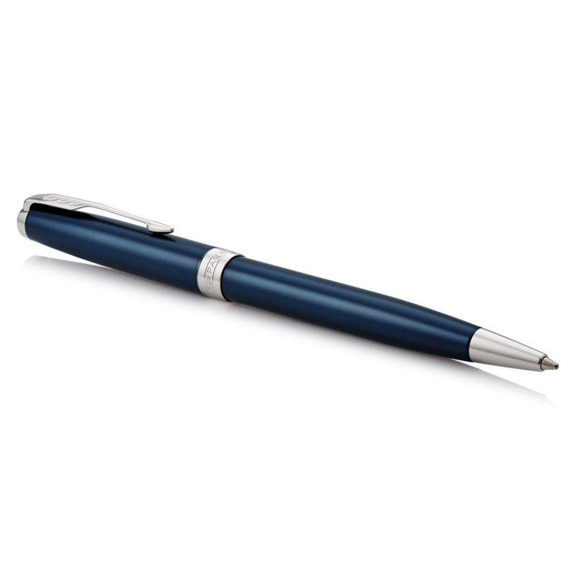 Ручка шариковая «Parker Sonnet Core Subtle Blue CT», синий/серебристый