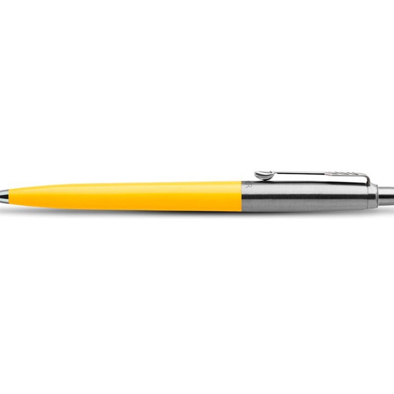 Шариковая ручка Parker Jotter ORIGINALS YELLOW CT, стержень: M blue ЭКО-УПАКОВКА