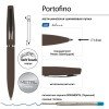 Ручка металлическая шариковая "Portofino", софт-тач, 1.0 мм, коричневый Ручка металлическая шариковая "Portofino", софт-тач, 1.0 мм, коричневый