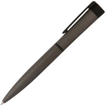 Ручка шариковая Pierre Cardin ACTUEL c поворотным механизмом, серый/черный (Р)