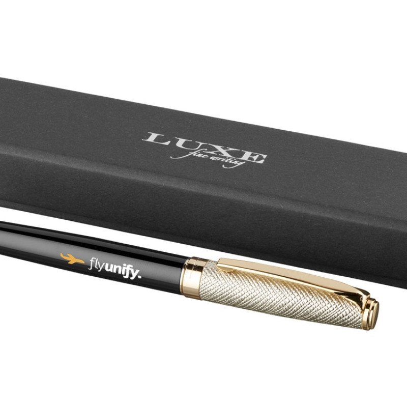 Шариковая ручка Dore, черный/золотистый Шариковая ручка Dore, черный/золотистый