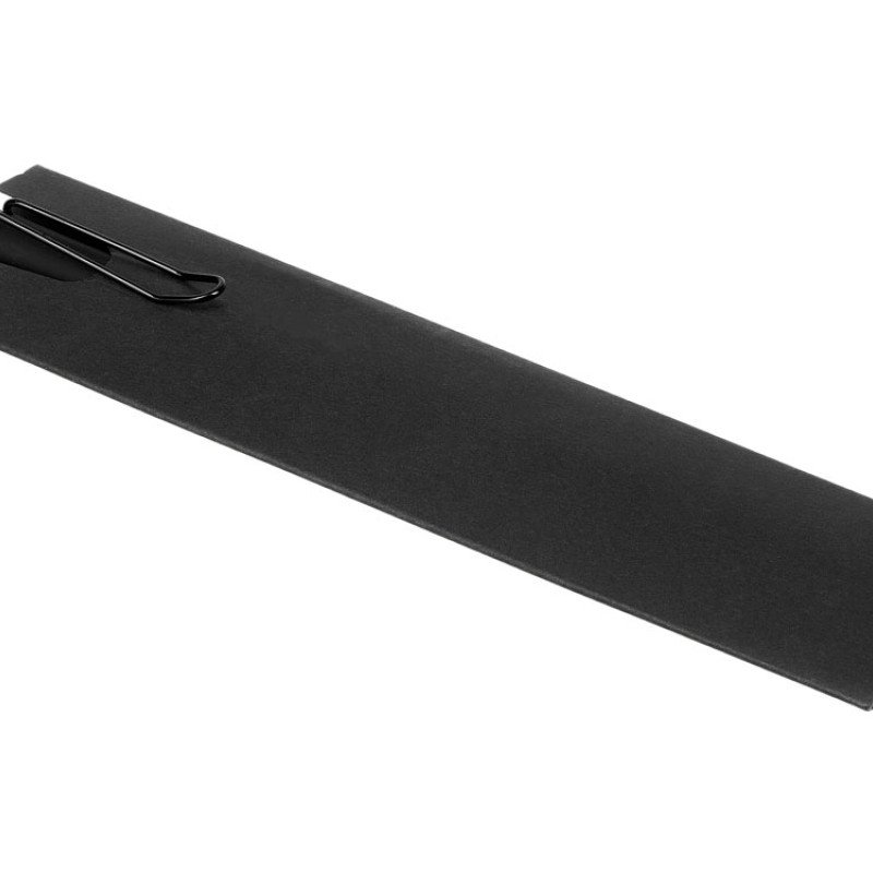 Металлическая шариковая ручка "Black Lama", софт-тач, черный