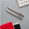 Ручка металлическая шариковая "Bergamo", серебристый