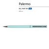 Ручка шариковая автоматическая BrunoVisconti® "PALERMO" цвет корпуса голубой, soft-touch, 0.7 мм